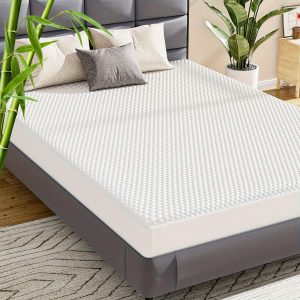 Deep Pocket Quilted Mattress, Comfortable & Breathable, Noise-Free, White Cover, Twin, Full, Queen, King Sizes