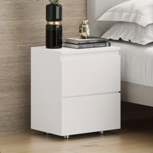 Modern 2-drawer Nightstand for Home Storage Chest