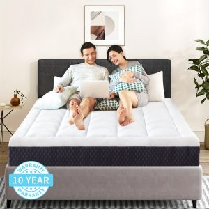 Cooling Gel Memory Foam Mattress in a Box - 5-12 Inch, Pressure Relief, CertiPUR-US Certified, Single Bed, Fiberglass-Free Pillowtop